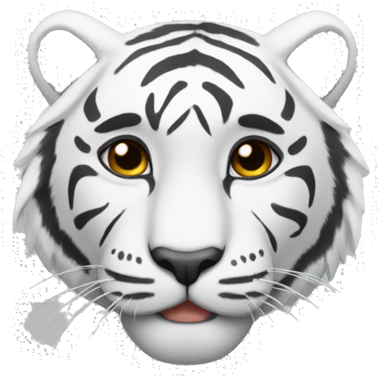 white tiger emoji