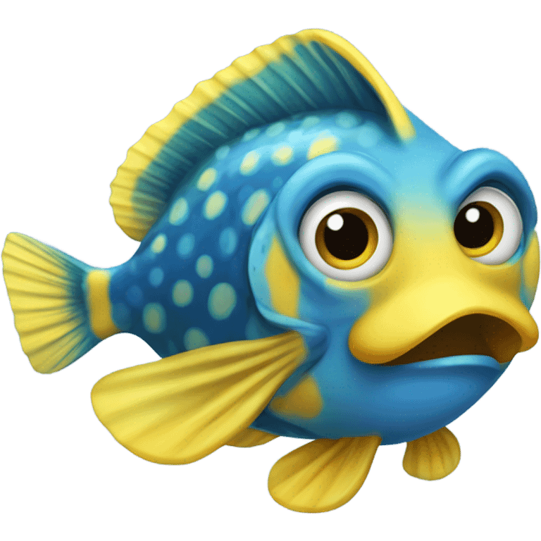 Flounder from “The little mermaid” emoji