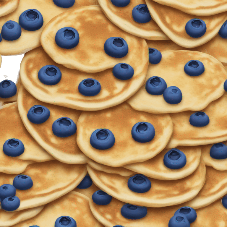 Blueberry pancakes  emoji