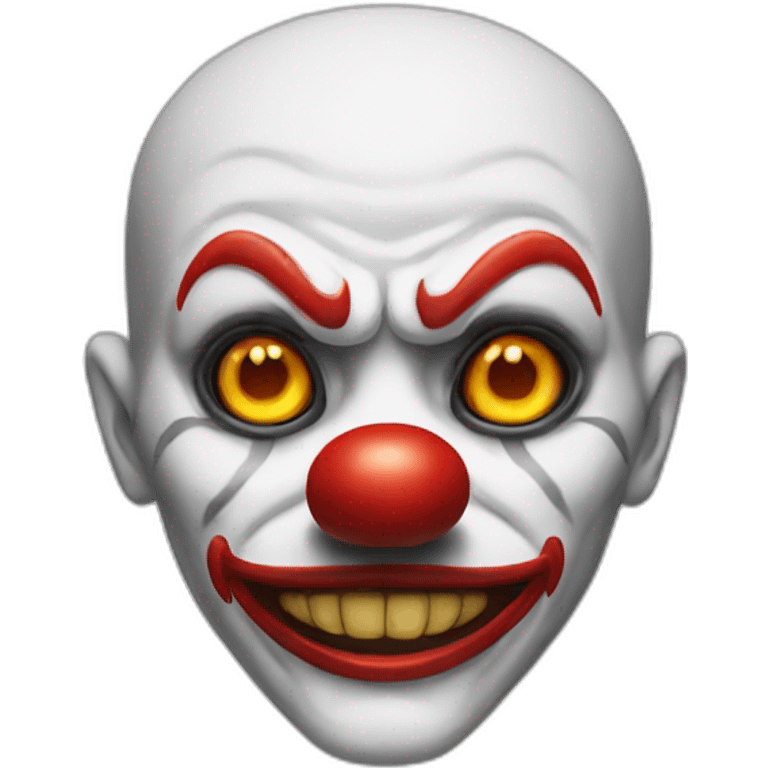 evil clown emoji