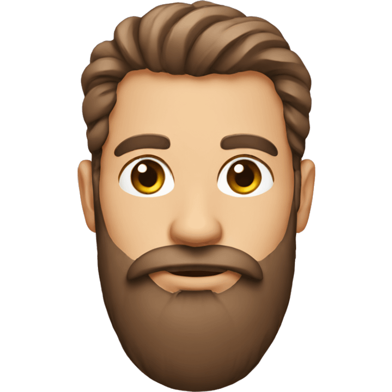 Groom long beard emoji