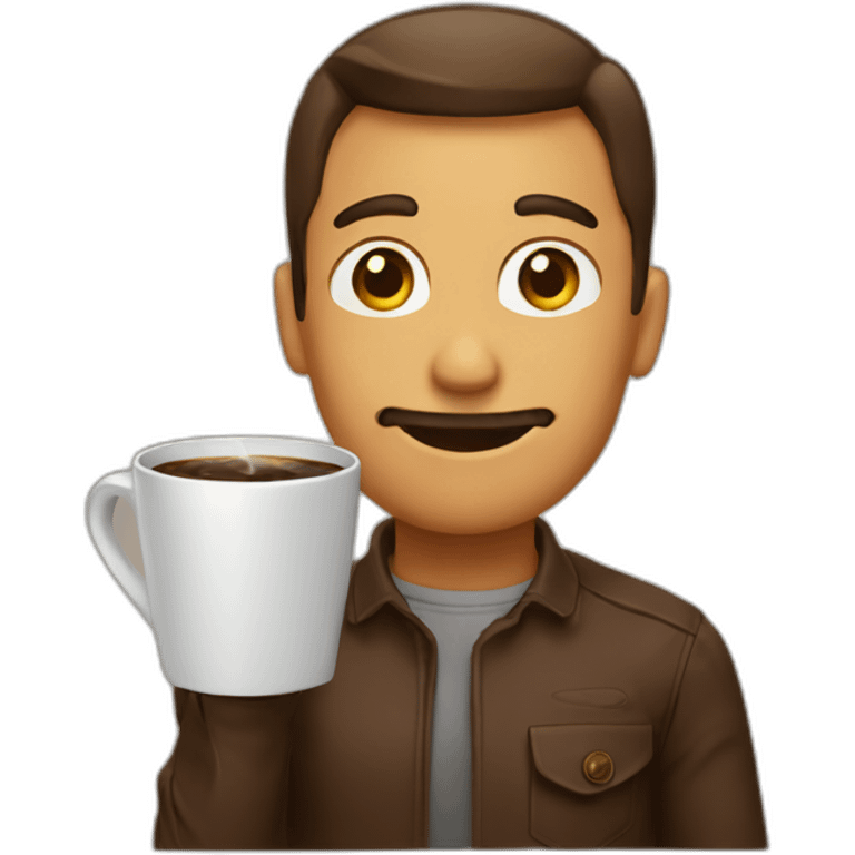 Drinking coffe emoji