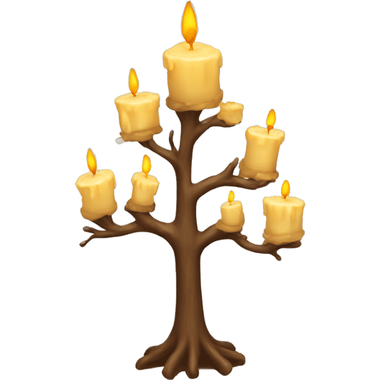 Candle tree emoji