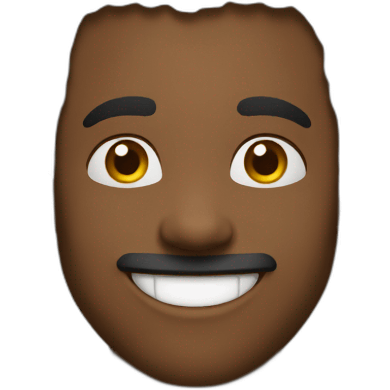 Black guys smiling emoji