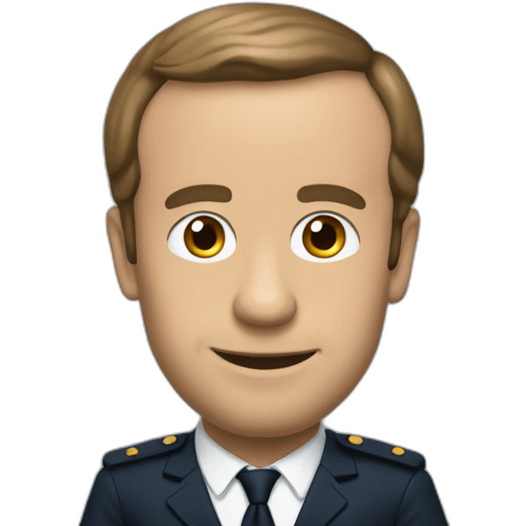 Macron qui pète emoji