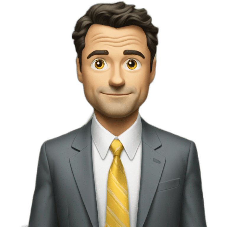 the wolf of wall street with money emoji