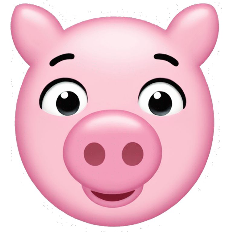 Peppa Pig face  emoji