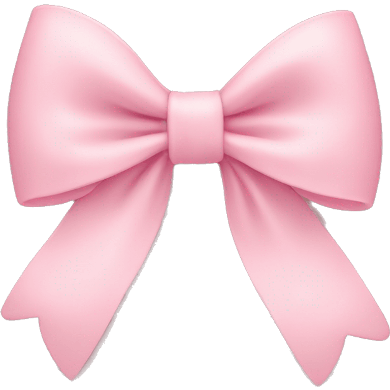 light pink bow on light pink bow emoji