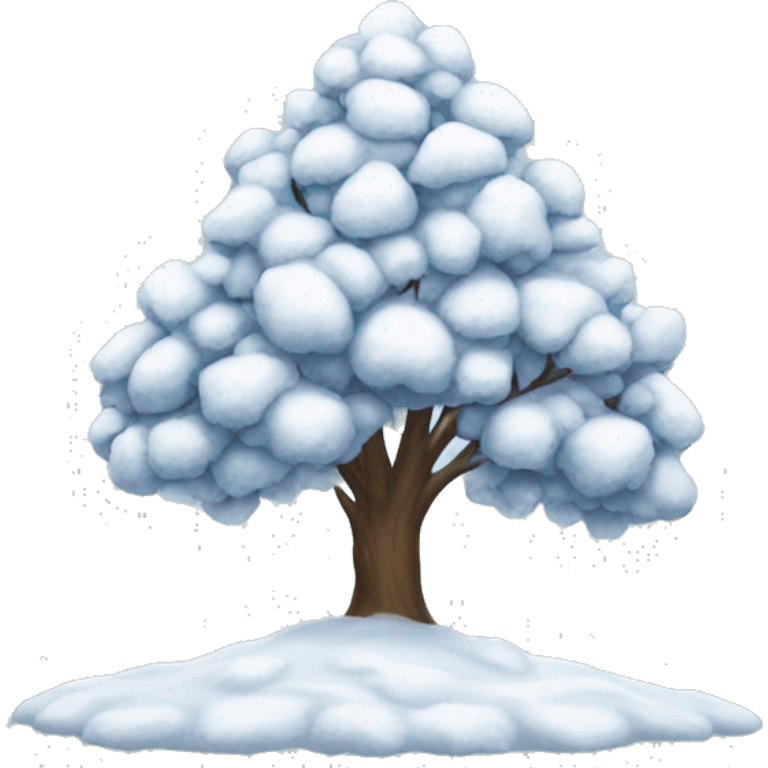 Snow tree emoji