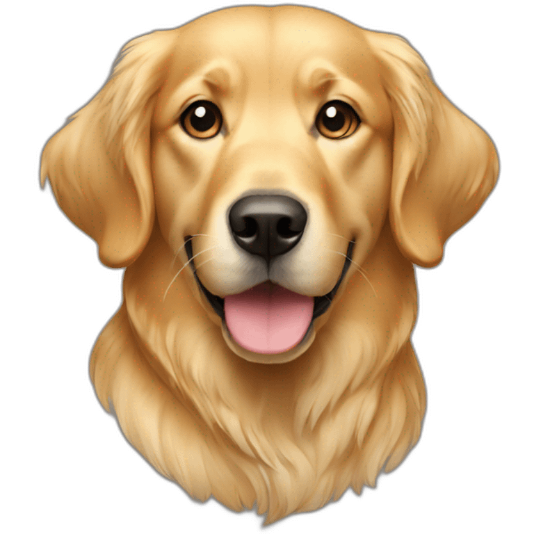 Female Golden retriever emoji