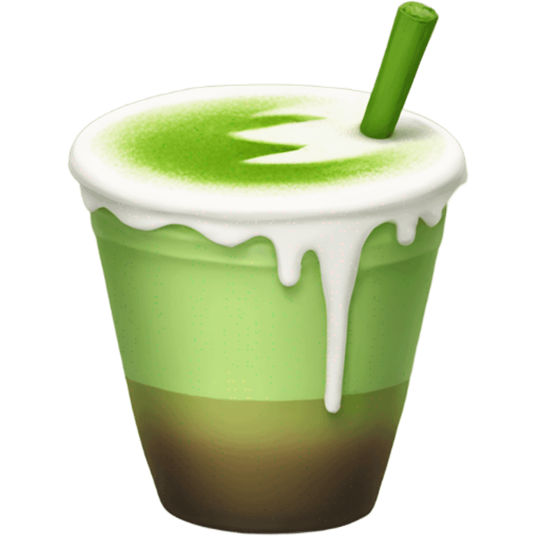 Matcha latte  emoji