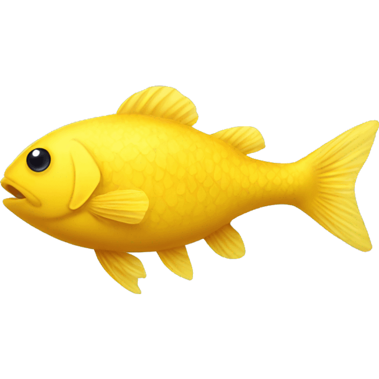 Yellow fish emoji