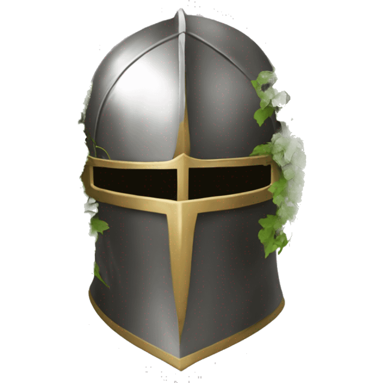 paladin helmet covered in vines emoji