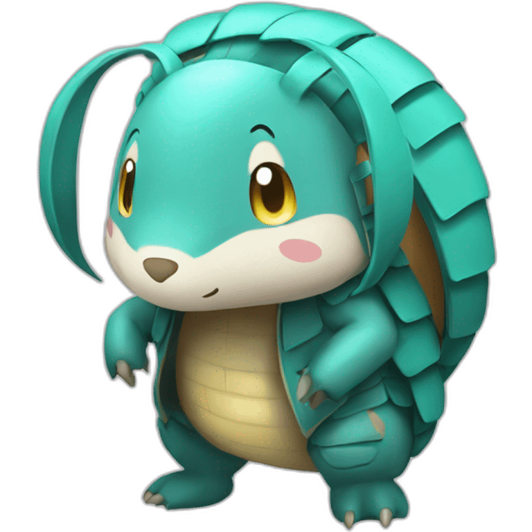 Hatsune Miku Armadillo emoji