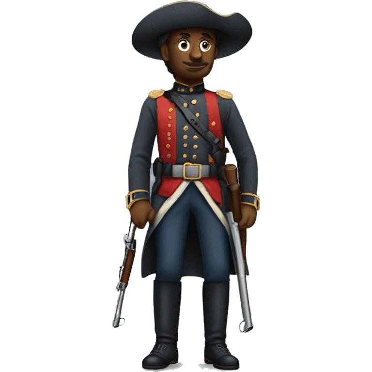 full length american civil war soldier emoji