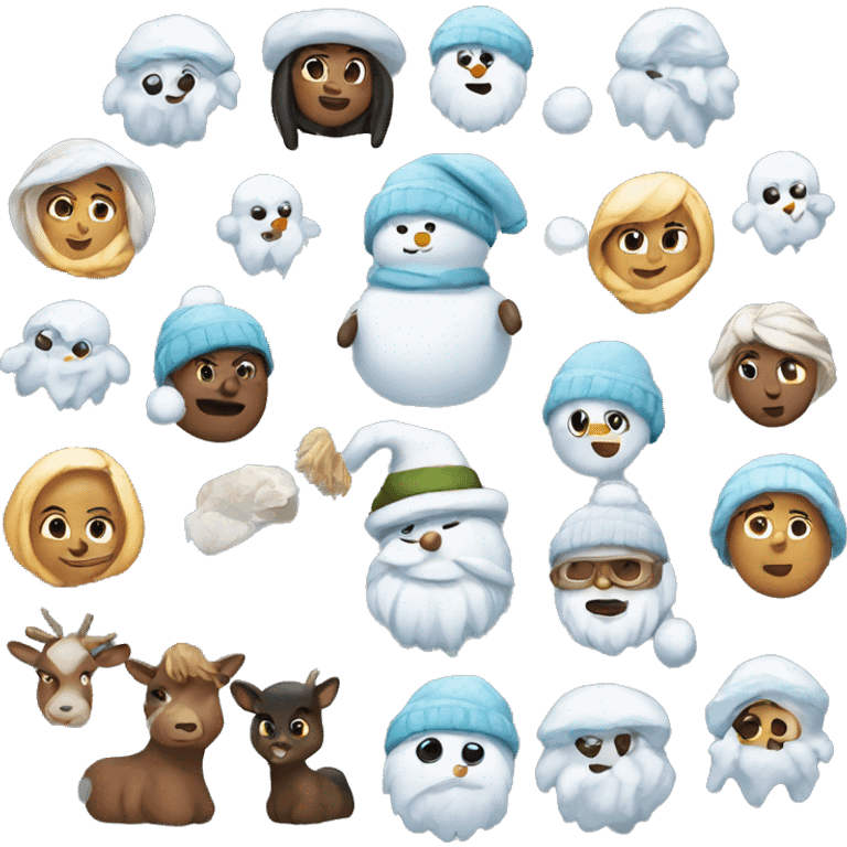 Winter Season Emojis  emoji