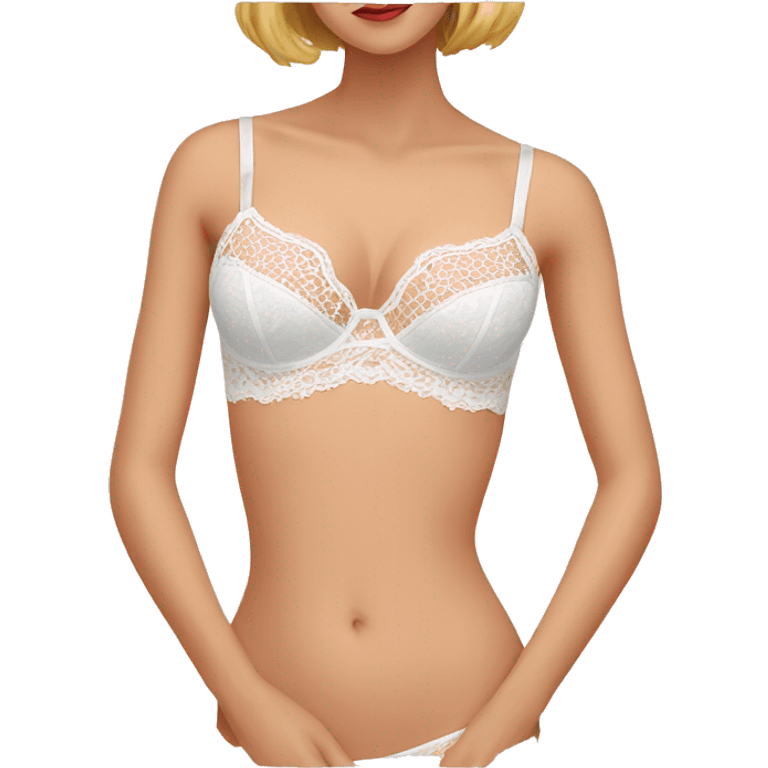 lace bra emoji