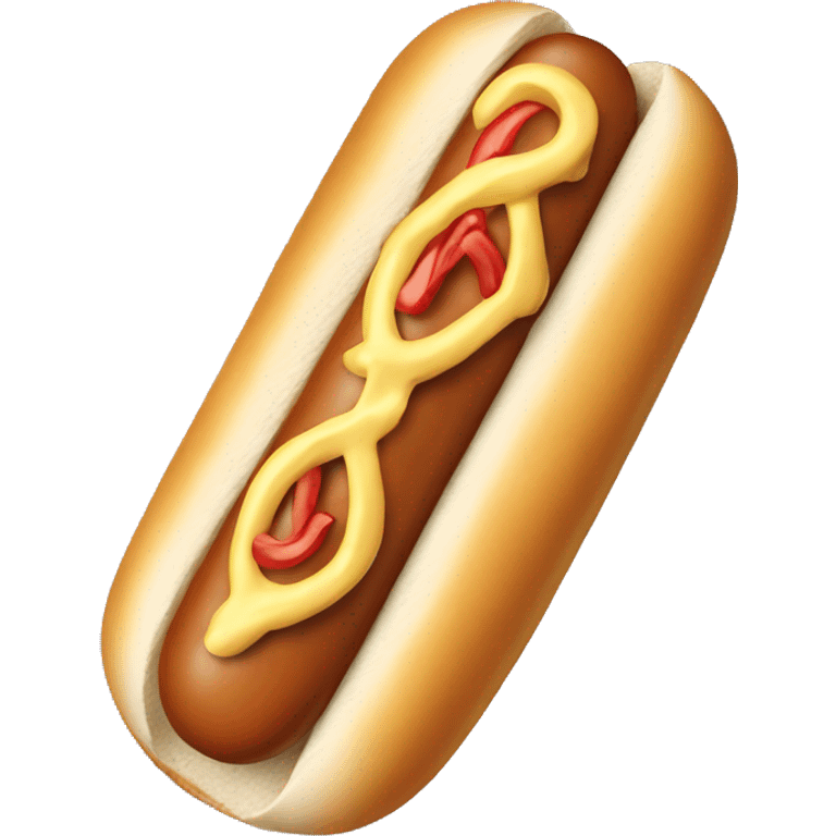 Mayonnaise hotdog  emoji