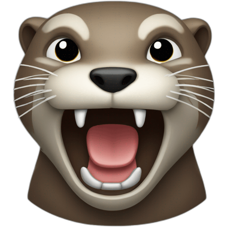 angry otter emote emoji