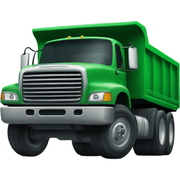 Green truck  emoji