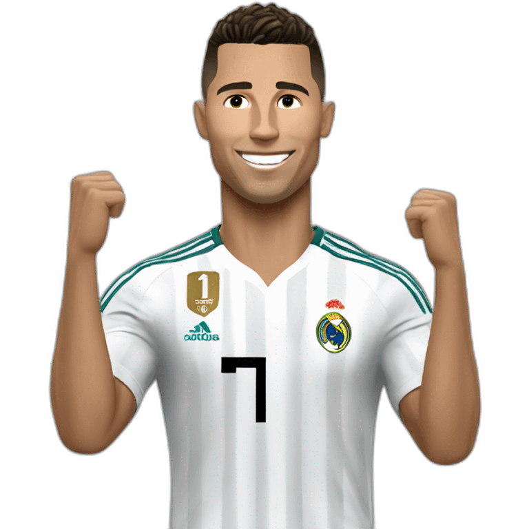 Ronaldo qui fait un suiiii emoji