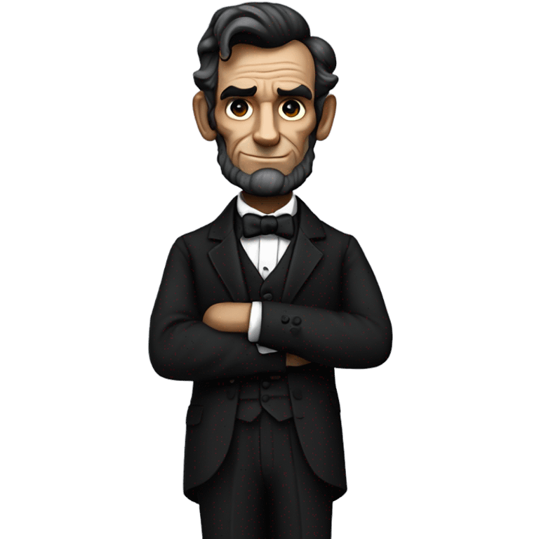 abraham lincoln standing at attention emoji