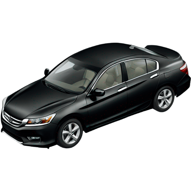 Black 2013 Honda accord emoji