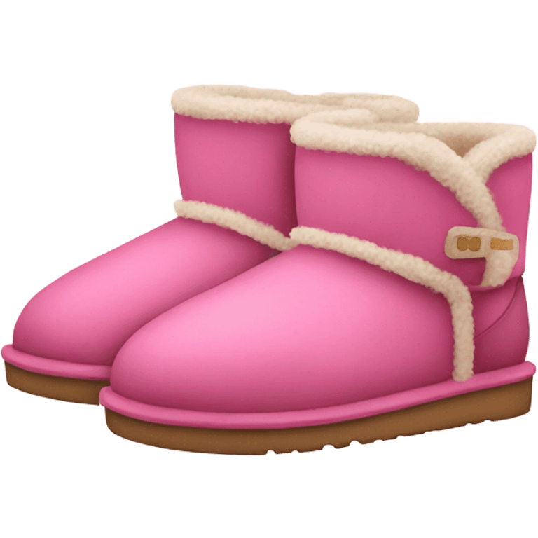 Pink Ugg slippers emoji