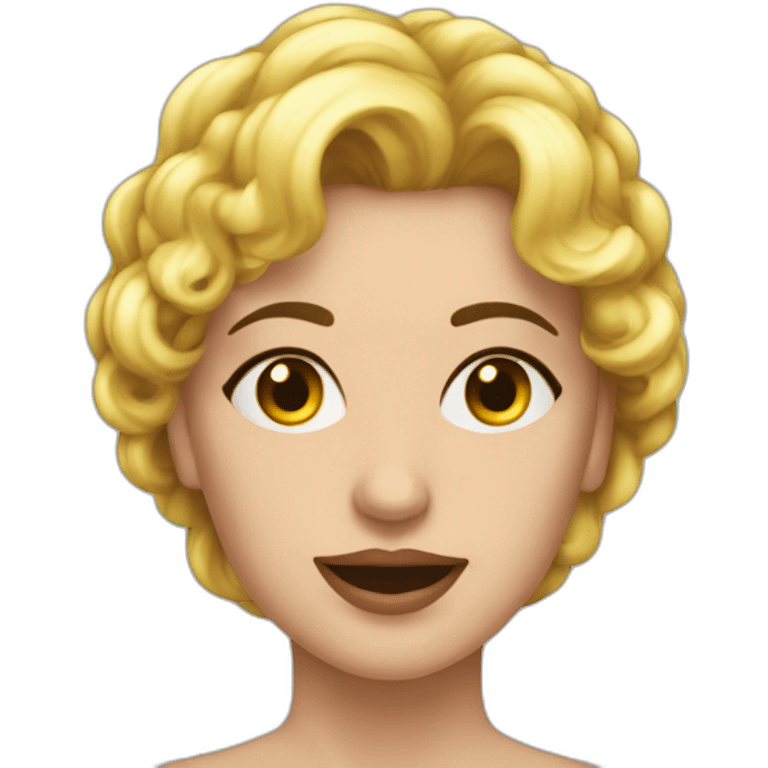 Femme mal de ventre emoji