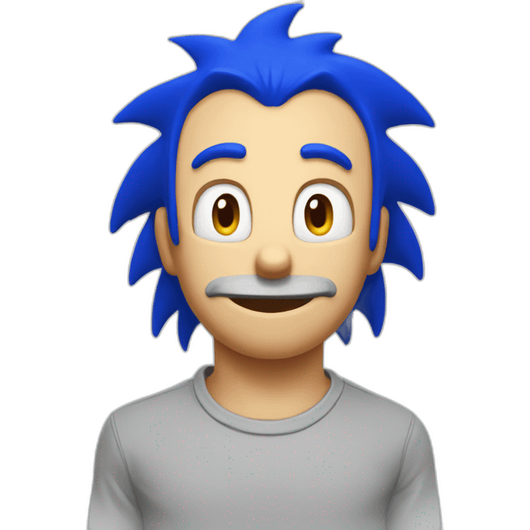 sonic face emoji