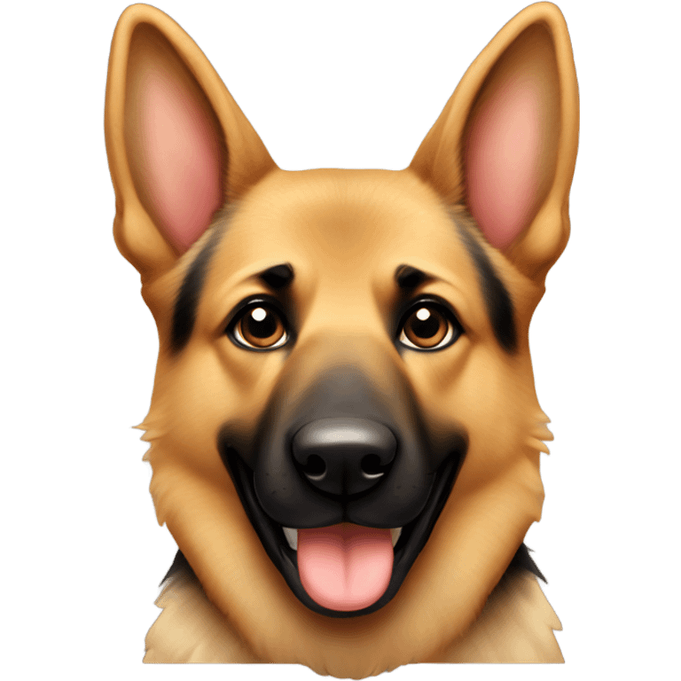 cute german shepherd emoji