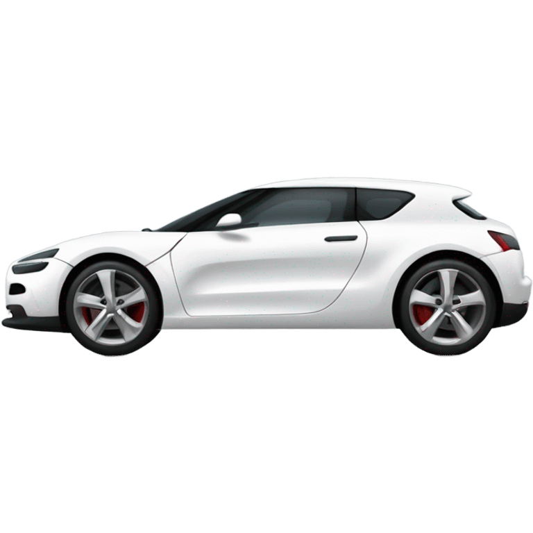 White Citroën GT car  emoji