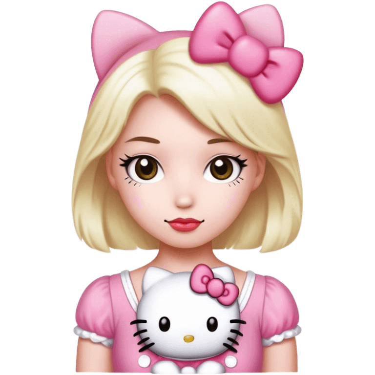 Hello kitty emoji