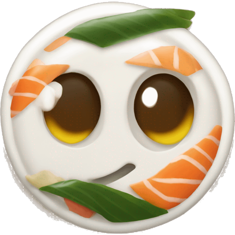 Slovak earing sushi emoji