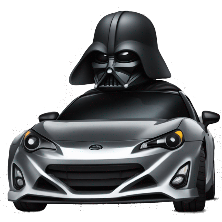 Darth Vader and Batman’s Scion FR-S  emoji