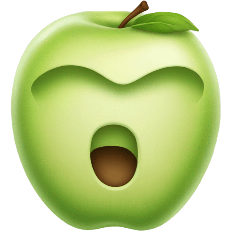 Drawing of Apple emoji