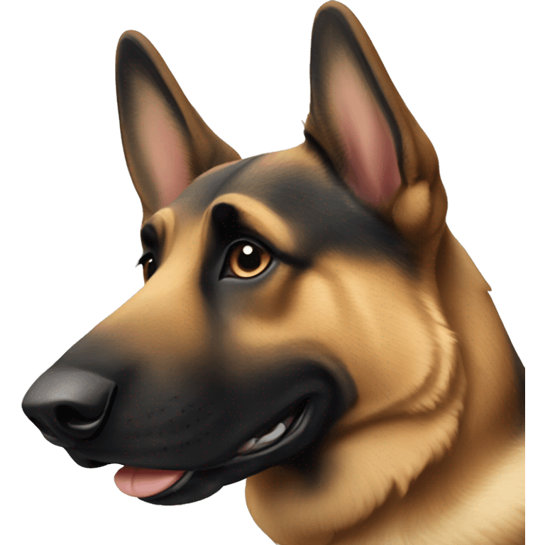 German shepherd dog emoji