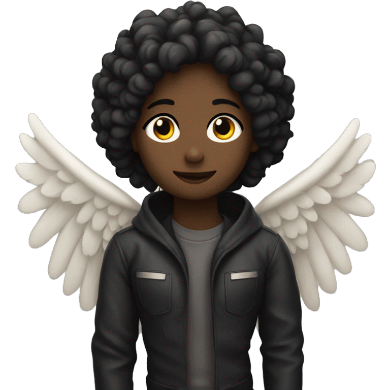 black angel wings emoji