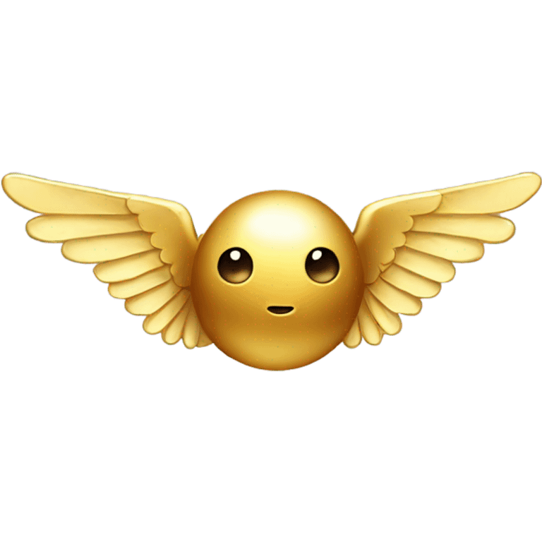 Golden snitch ball harry potter emoji