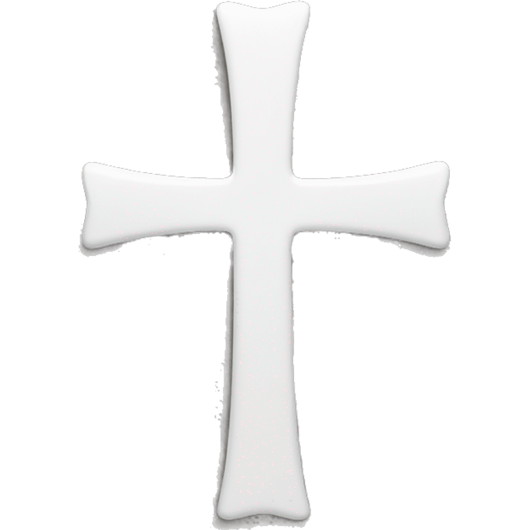 white Christian cross  emoji