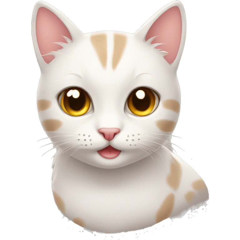 Cute lovely cat emoji