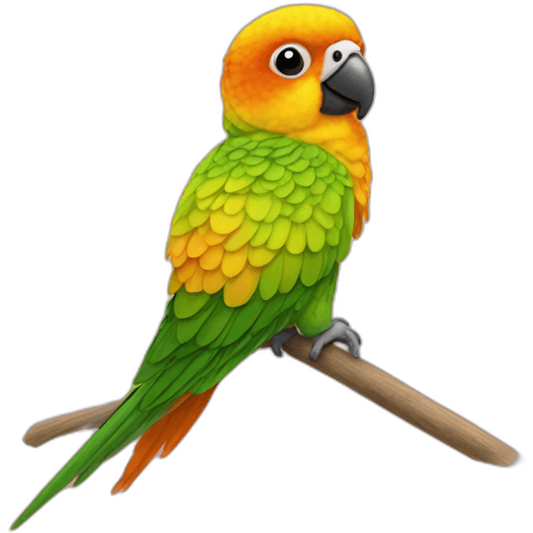 Conure soleil emoji