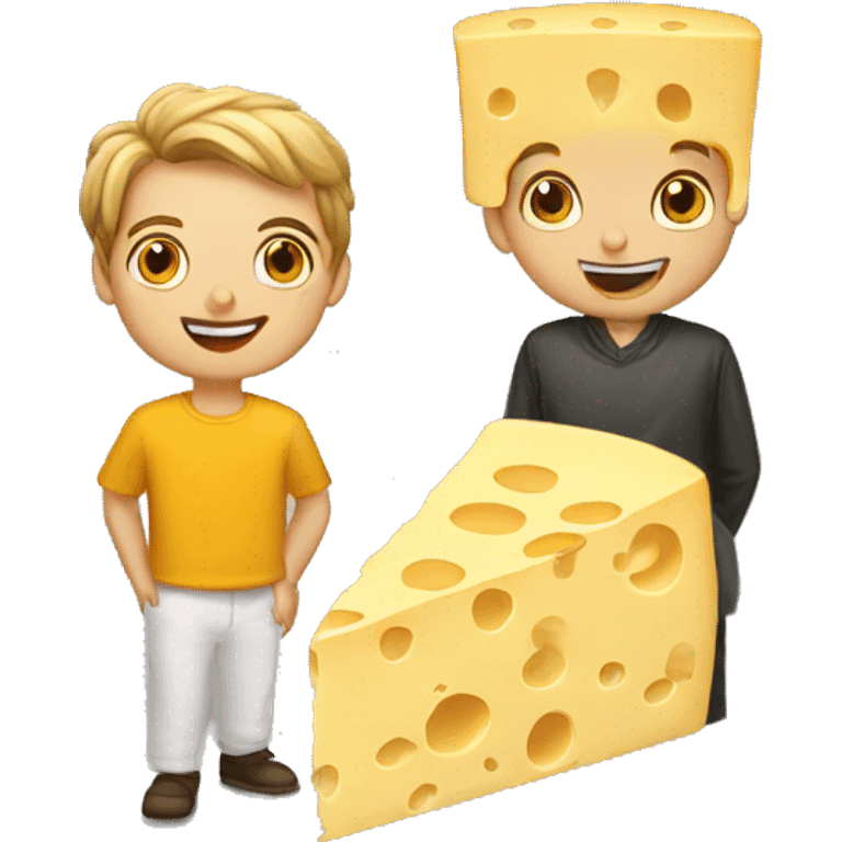 Morgenshtern and cheese  emoji