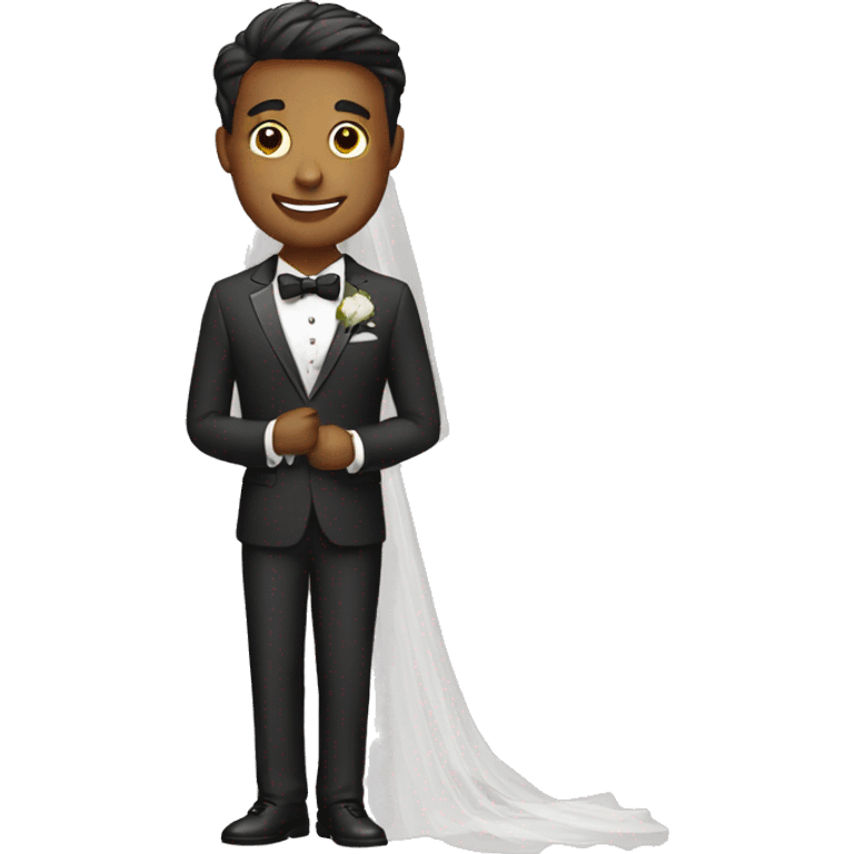 Groom waiting the bride emoji