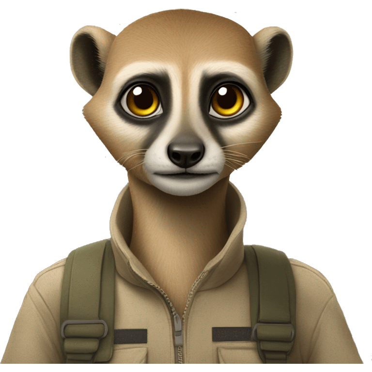 Dibuja un suricata emoji