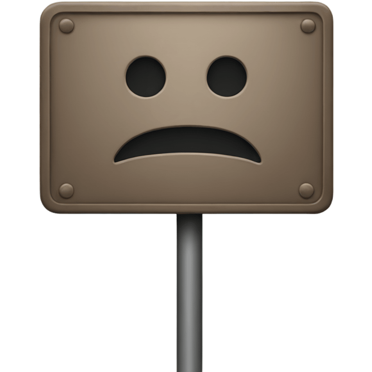 sign saying blocked  emoji