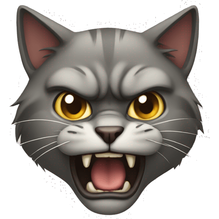 Angry cat emoji