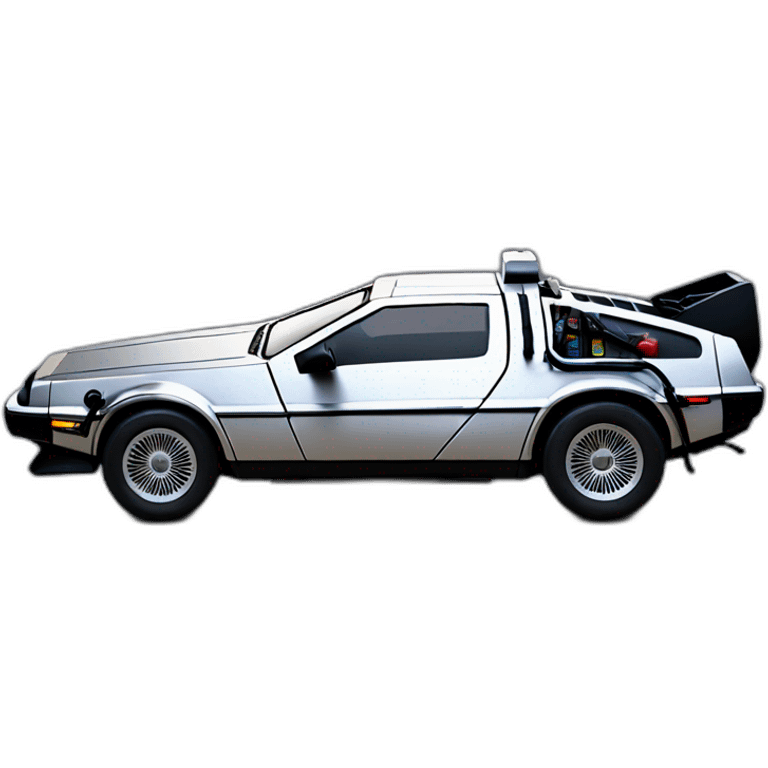 Delorean car emoji