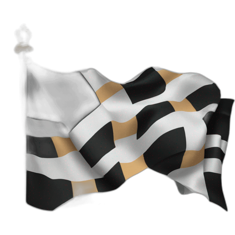 Flag of Brittany in French  emoji