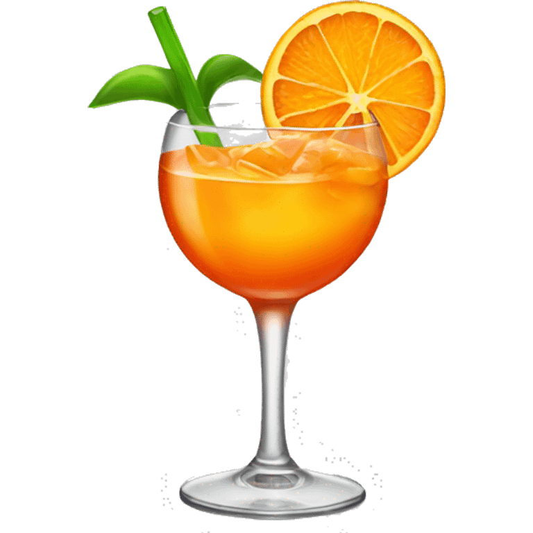 orange alcoholic cocktail

 emoji